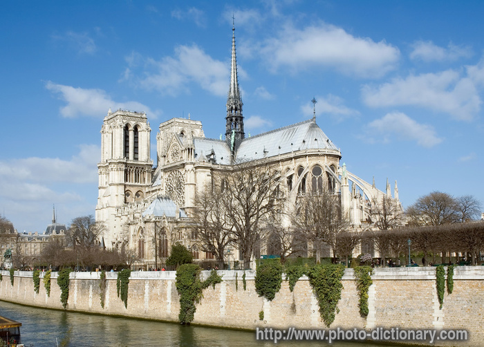 Notre Dame - photo/picture definition - Notre Dame word and phrase image