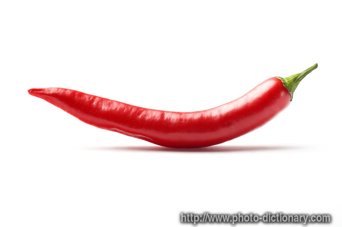 chilly pepper - photo/picture definition - chilly pepper word and phrase image