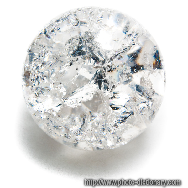 crystal ball - photo/picture definition - crystal ball word and phrase image