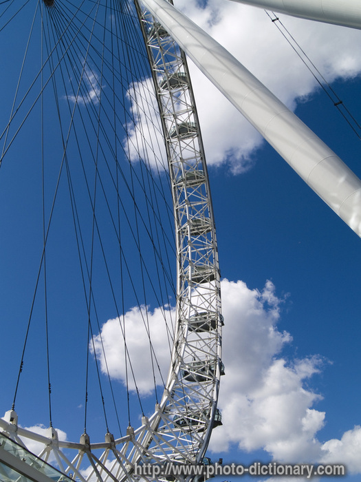 London eye - photo/picture definition - London eye word and phrase image