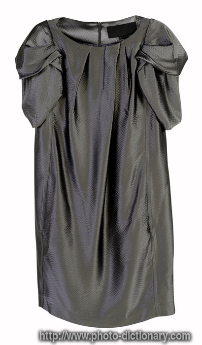 satin dress - photo/picture definition - satin dress word and phrase image