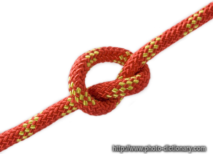 climbing knot - photo/picture definition - climbing knot word and phrase image