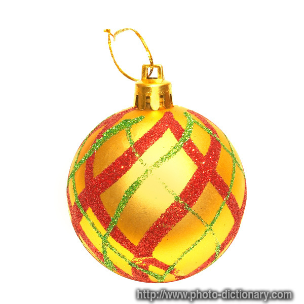 bauble - photo/picture definition - bauble word and phrase image
