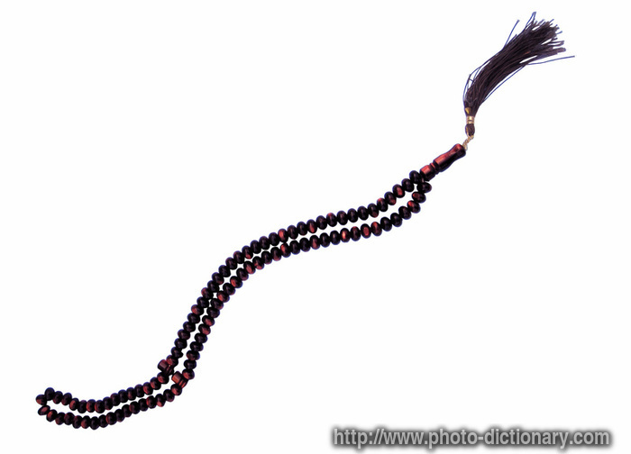 prayer beads - photo/picture definition - prayer beads word and phrase image
