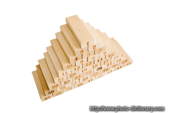 blocks pyramid - photo/picture definition - blocks pyramid word and phrase image