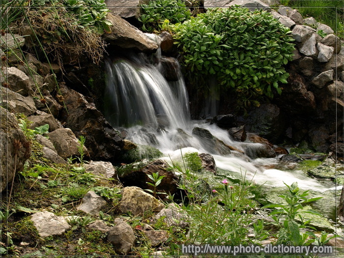 water falls - photo/picture definition - water falls word and phrase image