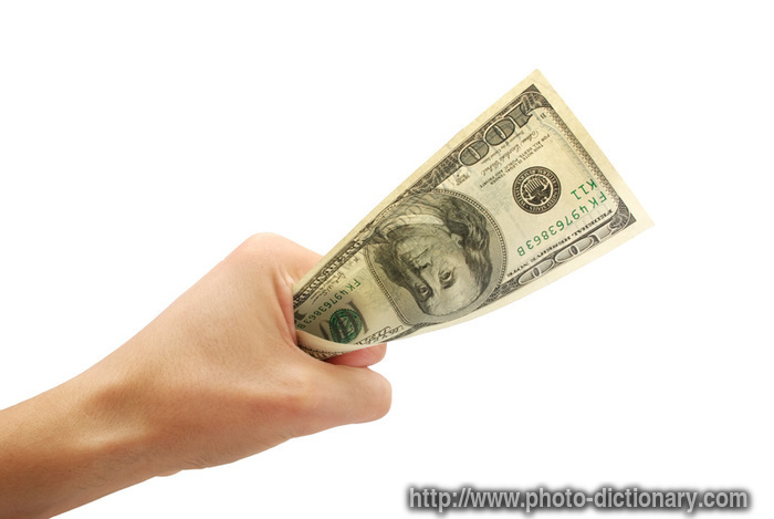 dollar - photo/picture definition - dollar word and phrase image