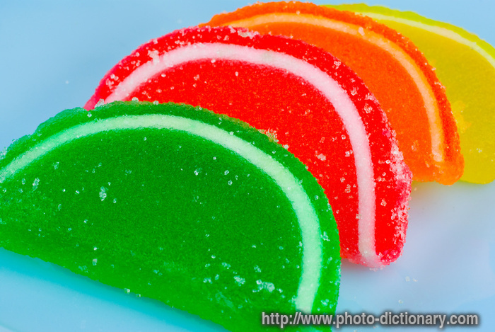 citrus candy - photo/picture definition - citrus candy word and phrase image