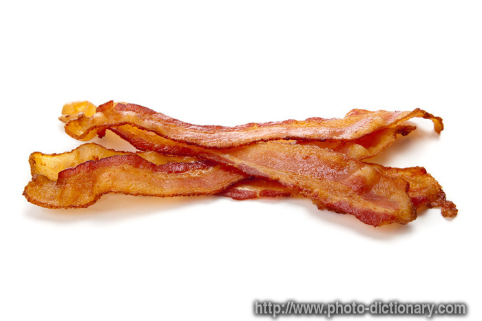 bacon - photo/picture definition - bacon word and phrase image