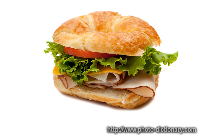 Turkey And Cheese Sandwich Clipart