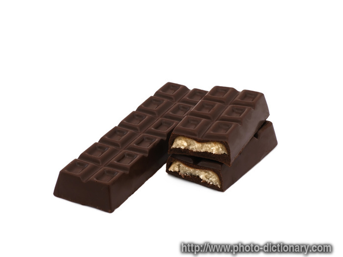 chocolate bars - photo/picture definition - chocolate bars word and phrase image