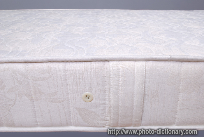 mattress - photo/picture definition - mattress word and phrase image