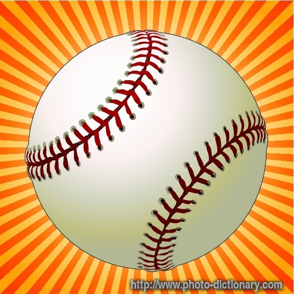 baseball - photo/picture definition - baseball word and phrase image
