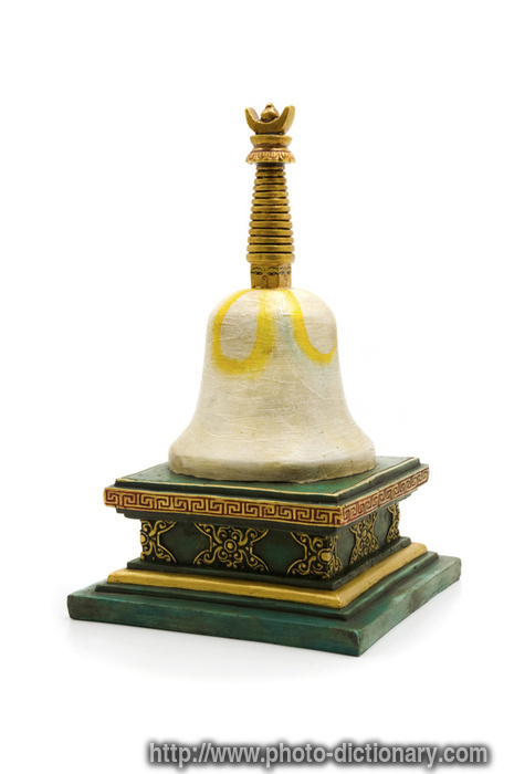 stupa - photo/picture definition - stupa word and phrase image