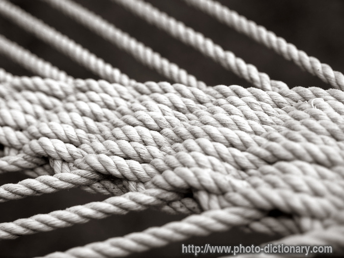 hammock - photo/picture definition - hammock word and phrase image