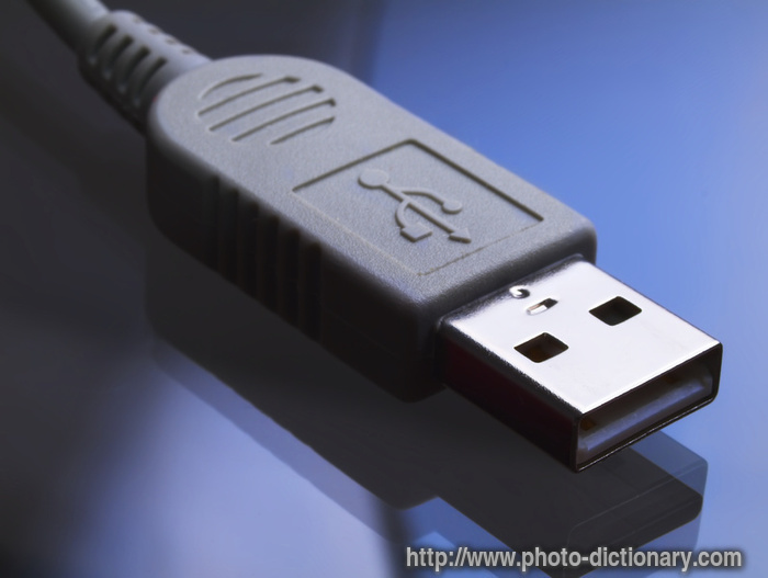 usb connector - photo/picture definition - usb connector word and phrase image