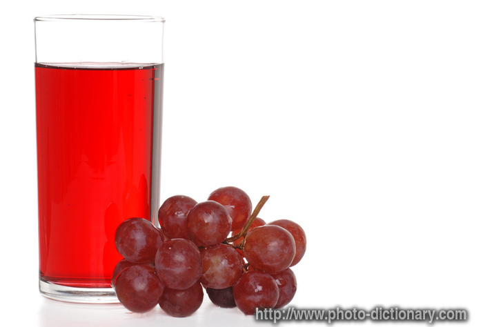 grape juice - photo/picture definition - grape juice word and phrase image