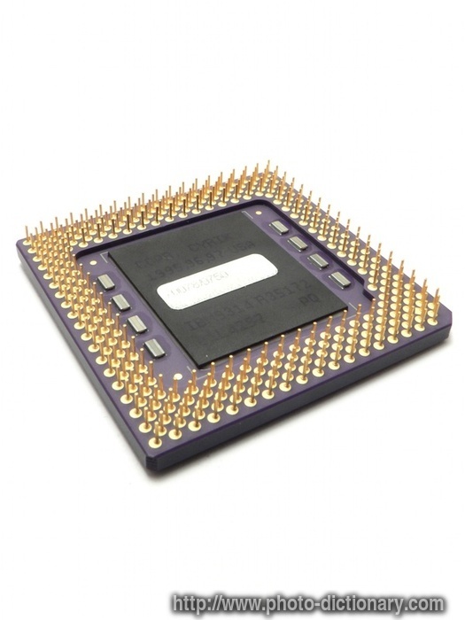 microprocessor - photo/picture definition - microprocessor word and phrase image