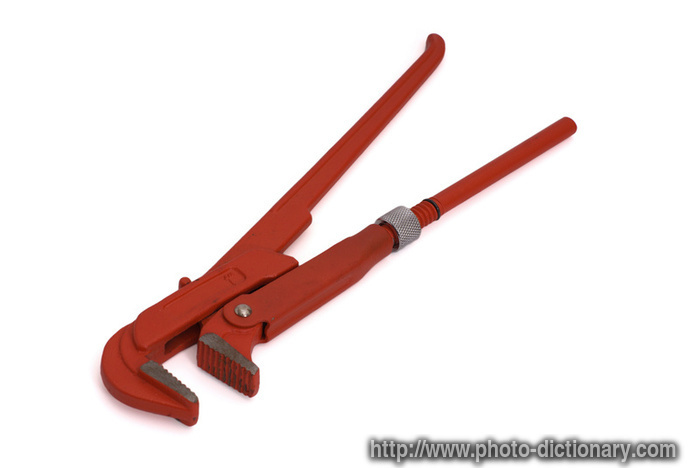 alligator wrench - photo/picture definition - alligator wrench word and phrase image