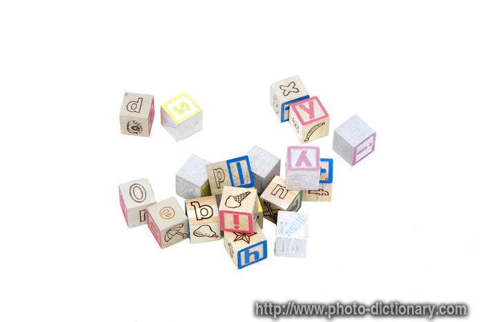 baby blocks - photo/picture definition - baby blocks word and phrase image