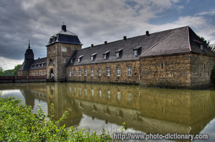 Lembeck castle - photo/picture definition - Lembeck castle word and phrase image