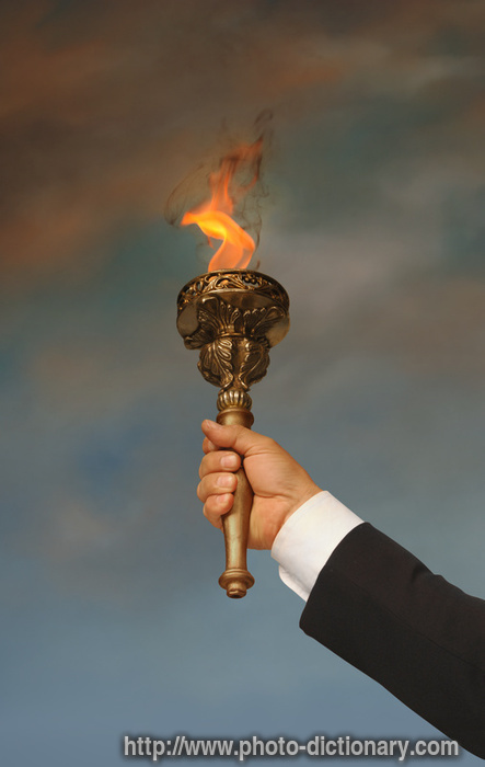 torch - photo/picture definition - torch word and phrase image