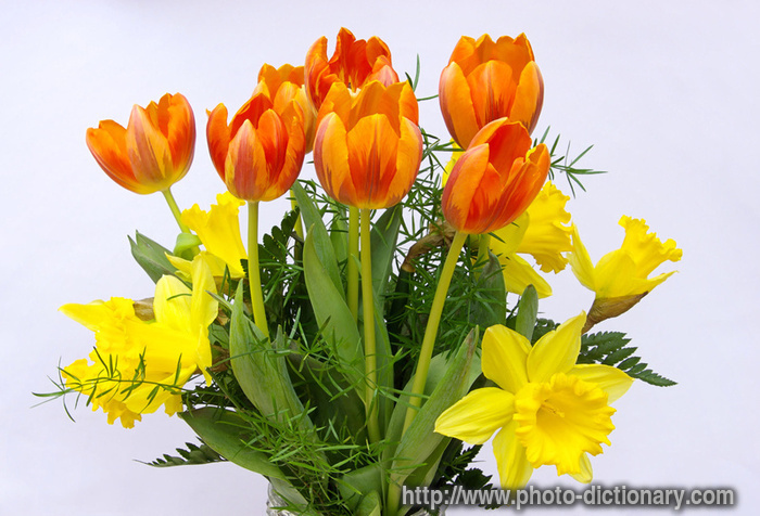 bouquet - photo/picture definition - bouquet word and phrase image