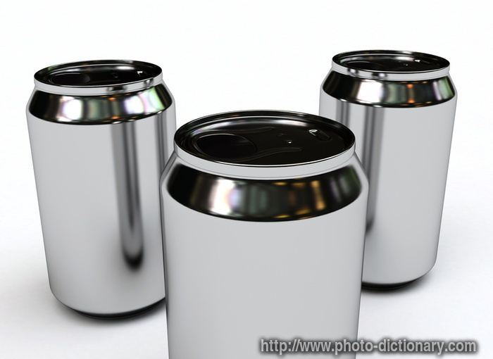 soda cans - photo/picture definition - soda cans word and phrase image
