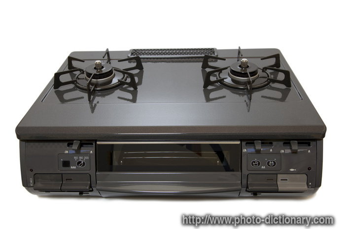 gas cooker - photo/picture definition - gas cooker word and phrase image