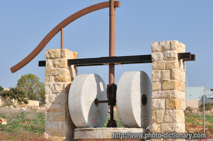 millstones - photo/picture definition - millstones word and phrase image
