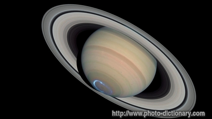 Saturn - photo/picture definition - Saturn word and phrase image