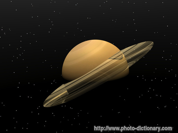 Saturn - photo/picture definition - Saturn word and phrase image