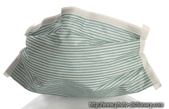 hospital mask - photo/picture definition - hospital mask word and phrase image