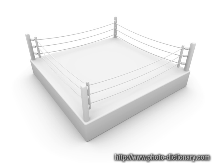 boxing ring - photo/picture definition - boxing ring word and phrase image