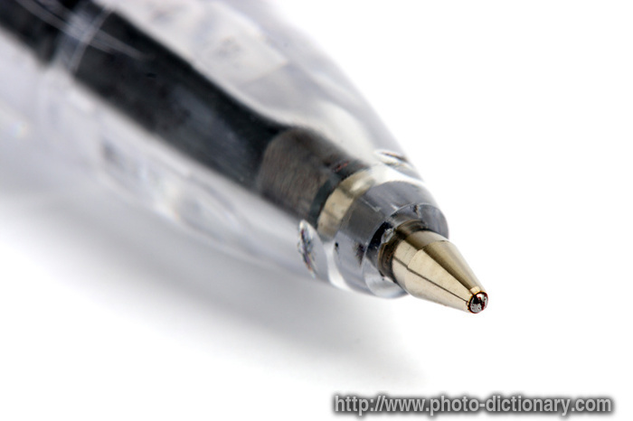 ballpen - photo/picture definition - ballpen word and phrase image