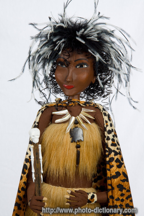 African queen doll - photo/picture definition - African queen doll word and phrase image