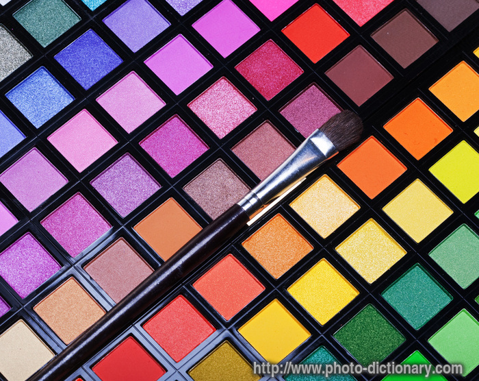 eye shadows - photo/picture definition - eye shadows word and phrase image