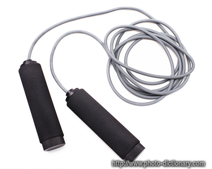 jumping rope - photo/picture definition - jumping rope word and phrase image