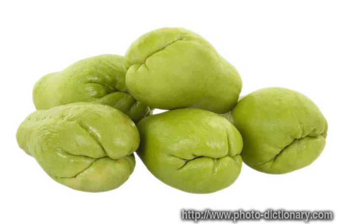 chayote - photo/picture definition - chayote word and phrase image