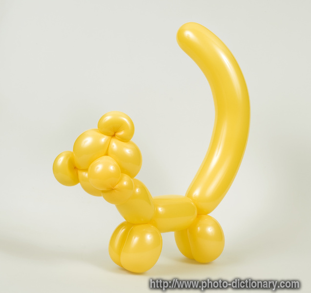 balloon tiger - photo/picture definition - balloon tiger word and phrase image