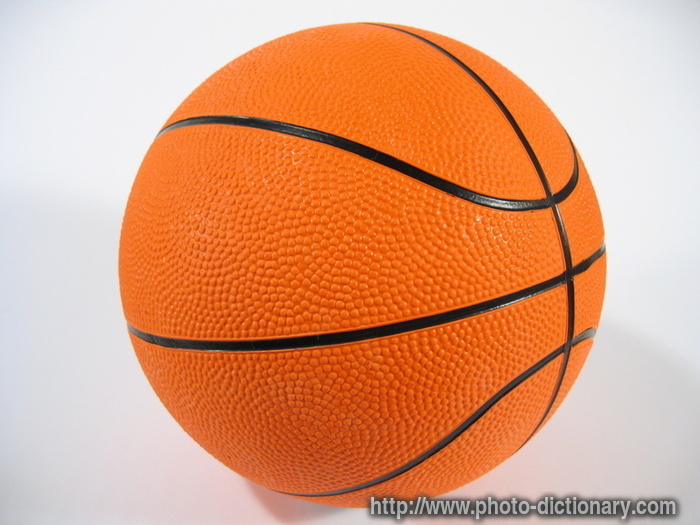 basket ball - photo/picture definition - basket ball word and phrase image
