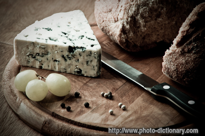 rustic bread and cheese - photo/picture definition - rustic bread and cheese word and phrase image
