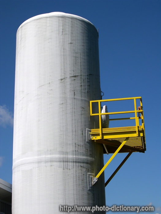 wastewater tower - photo/picture definition - wastewater tower word and phrase image