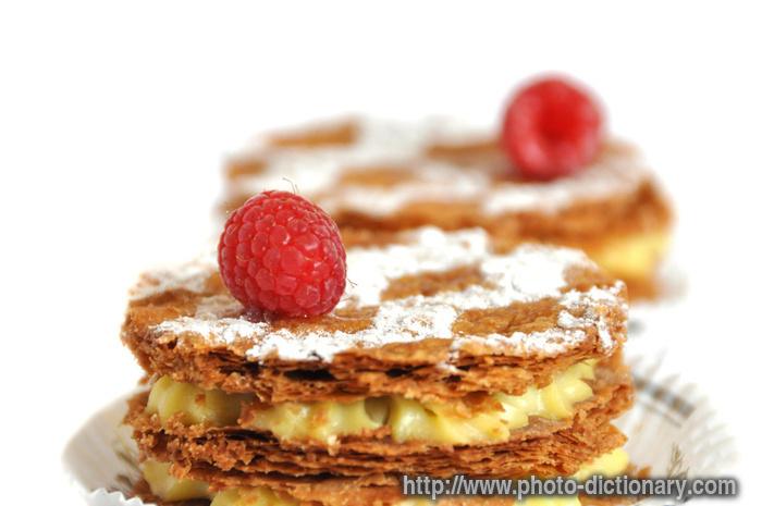 millefeuille - photo/picture definition - millefeuille word and phrase image