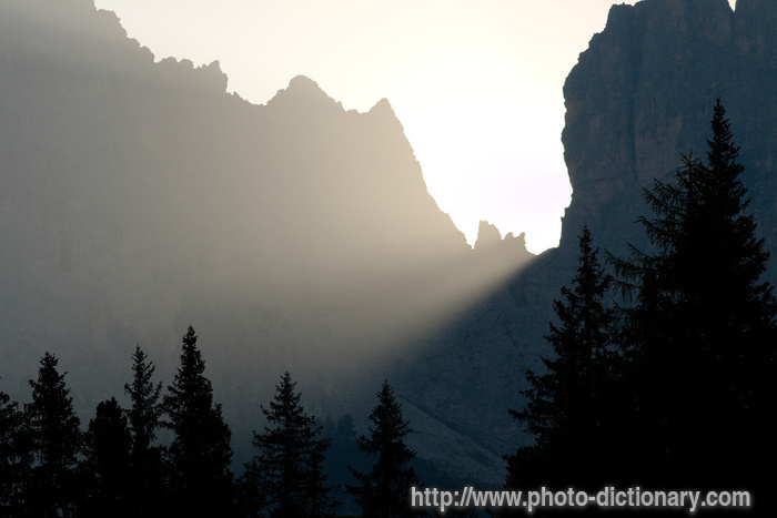 sunlight beam - photo/picture definition - sunlight beam word and phrase image