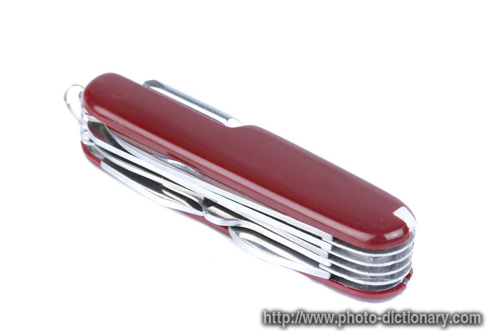 pocket knife - photo/picture definition - pocket knife word and phrase image