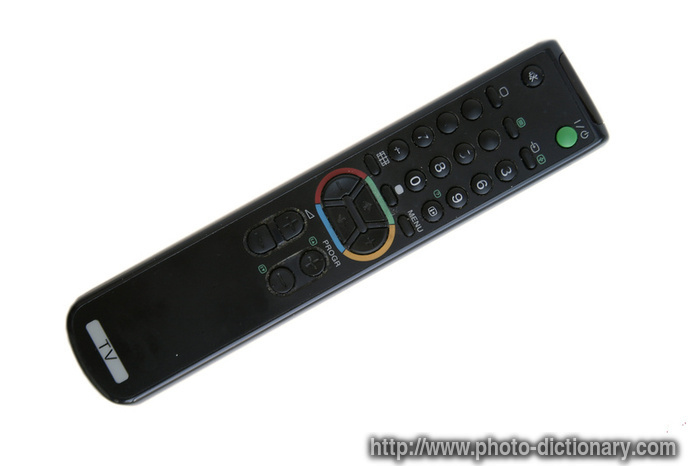 remote control - photo/picture definition - remote control word and phrase image