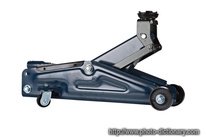 hydraulic floor jack - photo/picture definition - hydraulic floor jack word and phrase image