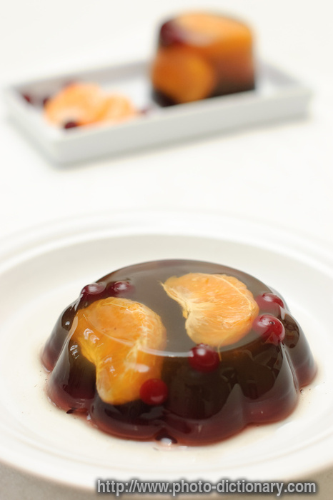 fruit jelly - photo/picture definition - fruit jelly word and phrase image