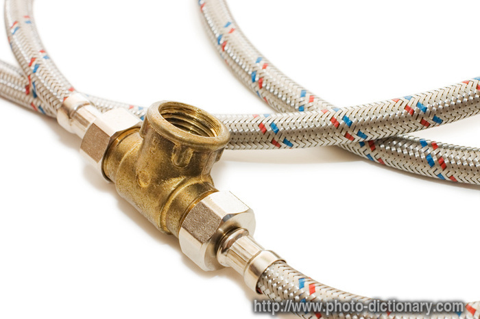 plumbing tube - photo/picture definition - plumbing tube word and phrase image